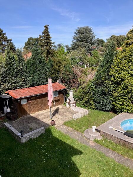 Garten Rückseite