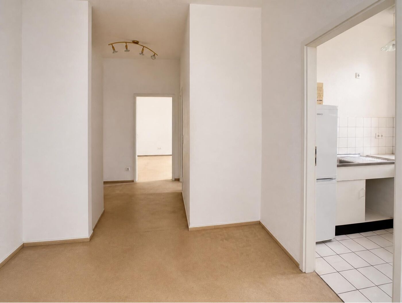 Blick ins Schlafzimmer